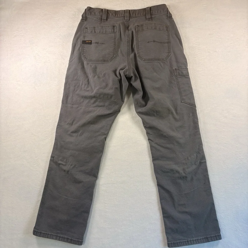 Ariat Rebar M4 Low Rise Straight Double Knee Work Pants 28x30 Heavy Wear